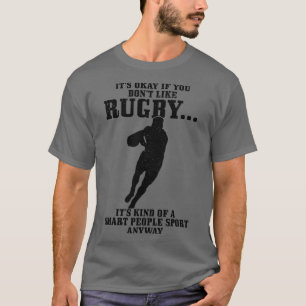Rugby Smart People Sport Funny Rugby Player  T-Shirt