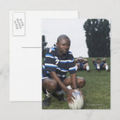 Rugby-Spieler 2 Postkarte (Vorne/Hinten)