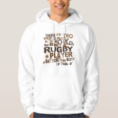 Rugby-Spieler-Geschenk Hoodie (Vorderseite)