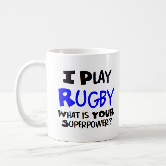 Rugby-Spieler Kaffeetasse (Links)