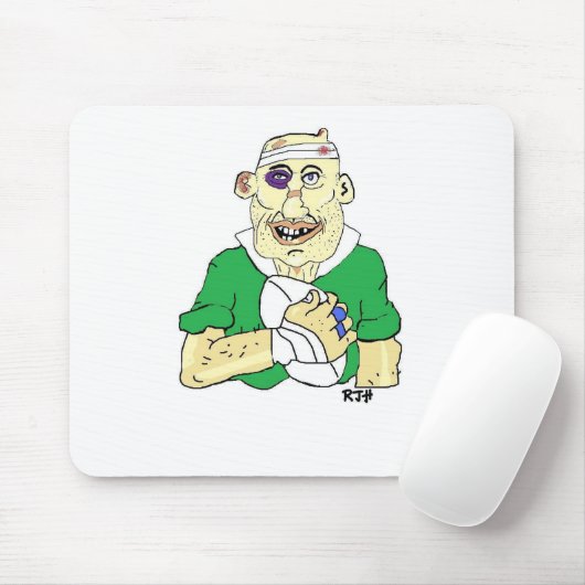 RUGBY-SPIELER MOUSEPAD (Mit Mouse)