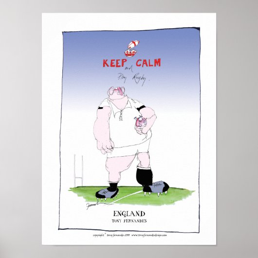 Rugby-Spieler, tony fernandes Poster (Vorne)