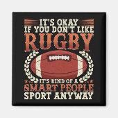 Rugby-Spieler, wie eine Art intelligenter Leute, d Magnet (Vorne)