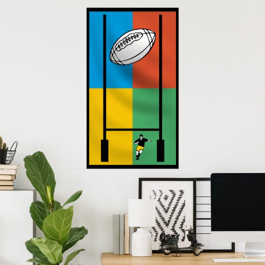 Rugby Sport Poster (Heimbüro)