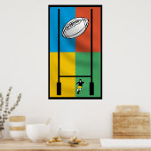 Rugby Sport Poster (Küche)