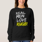 Rugby Sprichwort Mens Rugby Club Liebe Rugby Sweatshirt (Vorderseite)