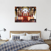 Rugby Street Methodisches Pfeifenorgan Leinwanddruck (Insitu (Schlafzimmer))