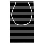 Rugby Streifen mit Individuelle Name Kleine Geschenktüte (Rückseite)