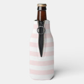 Rugby Stripe Emerald Green Flaschenkühler (Flasche Rückseite)