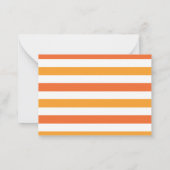 Rugby Stripes Lion Valentinins Klassenzimmer Mitteilungskarte (Rückseite)