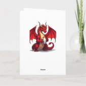 Rugby Stürmer Schützend Leidenschaftlich und Stolz Karte (Rückseite)