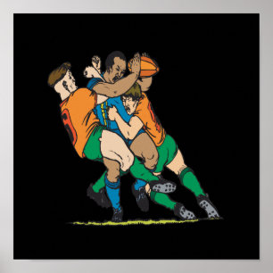 Rugby Tackle 2 Poster