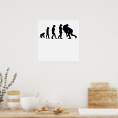 Rugby Tackle Evolution Poster (Küche)