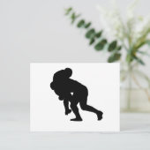 Rugby Tackle Postkarte (Stehend Vorderseite)