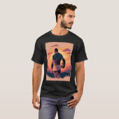 Rugby Team Captain Pop Rugby Player  2 T-Shirt (Vorne ganz)