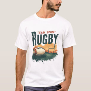 Rugby – Teamgeist Vintage-Sportarten T-Shirt