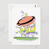 Rugby-Teamwork, Tony Farenandes Postkarte (Vorne/Hinten)