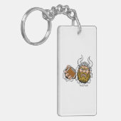 Rugby-Teufel Schlüsselanhänger (Vorderseite links)