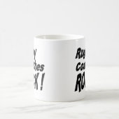 Rugby trainiert Felsen! Tasse (Mittel)