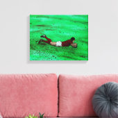 Rugby-Trialmalerei Leinwanddruck (Insitu (Wohnzimmer))