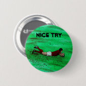 Rugby try Abzeichen Button (Vorne & Hinten)