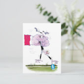 Rugby-Tumor, Tony Farenandes Postkarte (Stehend Vorderseite)