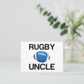 RUGBY UNCLE VISITENKARTE (Stehend Vorderseite)