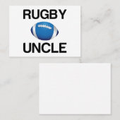 RUGBY UNCLE VISITENKARTE (Vorne/Hinten)