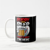 Rugby und Beer das macht mich zum Funny Rugger Quo Kaffeetasse (Links)
