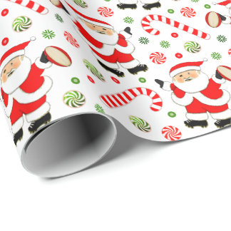 Rugby-Urlaubs-Geschenkverpackungspapier Geschenkpapier