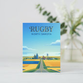 Rugby USA Postkarte (Stehend Vorderseite)