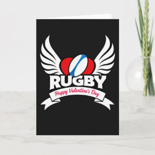 Rugby Valentinstag-Sonderkarte Karte