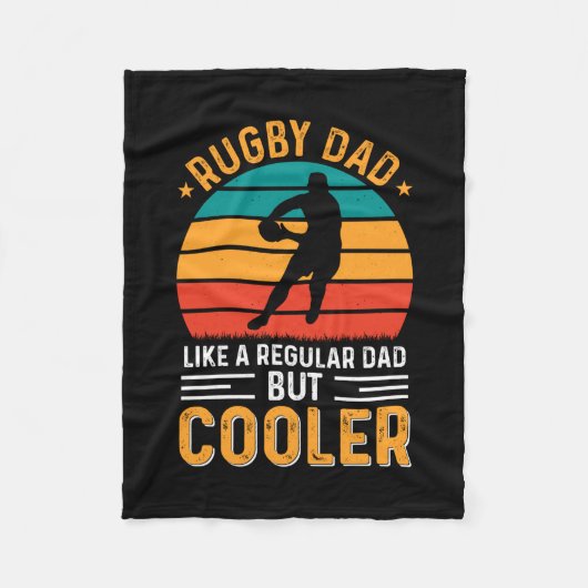 Rugby Vater Fleecedecke (Vorderseite)