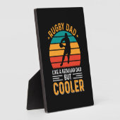 Rugby Vater Fotoplatte (Seite)