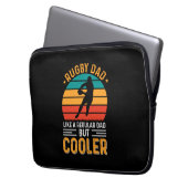 Rugby Vater Laptopschutzhülle (Vorderseite Links)