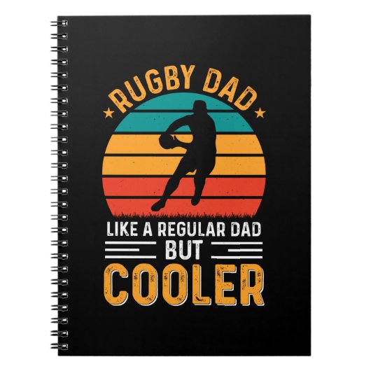 Rugby Vater Notizblock (Vorderseite)