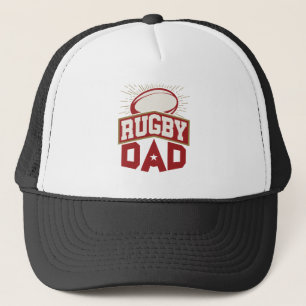 Rugby Vater Stolz Unterstützung Vatertag Truckerkappe