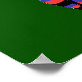 Rugby - Vintage Kunstdruckerei in Rugby Poster (Ecke)