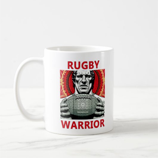Rugby Warrior Tasse (Links)