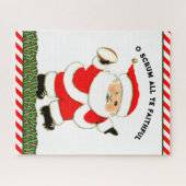 Rugby-Weihnachtsgeschenk-Puzzle Puzzle (Horizontal)
