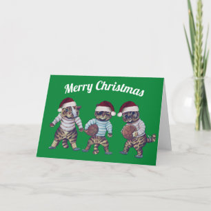 Rugby-Weihnachtskarte Feiertagskarte