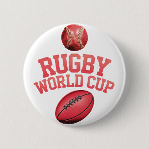 Rugby-Weltmeisterschaft-Logo mit falscher Platzier Button