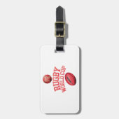 Rugby-Weltmeisterschaft-Logo mit falscher Platzier Gepäckanhänger (Vorderseite vertikal)