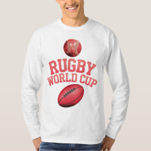 Rugby-Weltmeisterschaft-Logo mit falscher Platzier T-Shirt