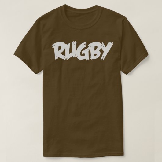 Rugby white T-Shirt (Design vorne)
