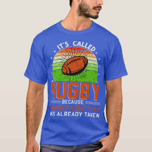 Rugby wurde als "Rugby" bezeichnet, weil Angriff u T-Shirt