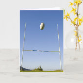 Rugby-Ziel Karte (Gelbe Blume)