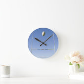Rugby-Ziel Runde Wanduhr (Zuhause)