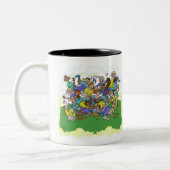 Rugby Zweifarbige Tasse (Links)