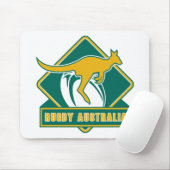 Rugbyaustralien-Känguru Wallaby Mousepad (Mit Mouse)